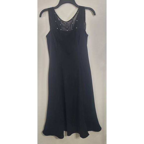 Evan-Picone Dress Womens Size 6 Sleeveless Embellished Scoop Back Sexy Elegant - Picture 1 of 10